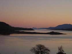 Sunset over the Kyles